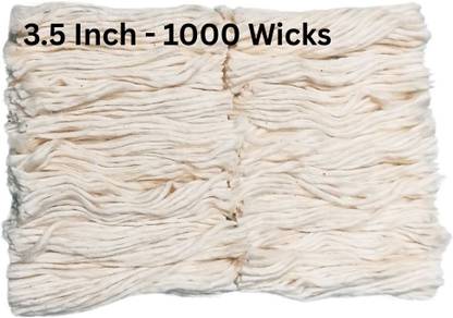 IAE Long Cotton Wicks for Pooja Lambi Batti for Diya Cotton Wicks for Pooja Cotton Wick