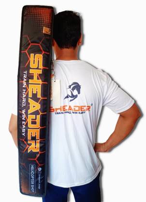 SHEADER CRICKET BAT COVER HELICOPTER SHOT FULL PADDED WITH MOBILE POCKET Bat Cover Free Size