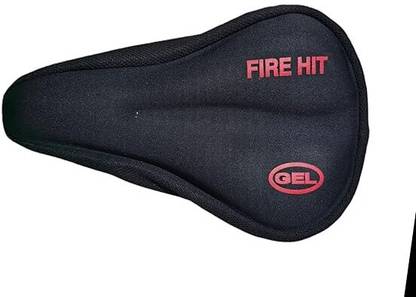 Ptc Cycle Seat Fire Hit Cushion Gel Cover | Soft & Washable Gel Saddle Cover Free Size
