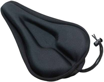 VISTAR Gel Seat Cover For Universal Use (Black), Silicone Bicycle Seat Cover Free Size