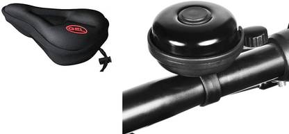 Gymisa Bicycle Silicone Saddle Seat Cover With Bicycle Ball Bicycle Seat Cover Free Size