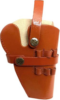 AMF Collections Nylon 9 mm Revolver Pistol Leather Gun Cover Pistol/Gun Cover Free Size