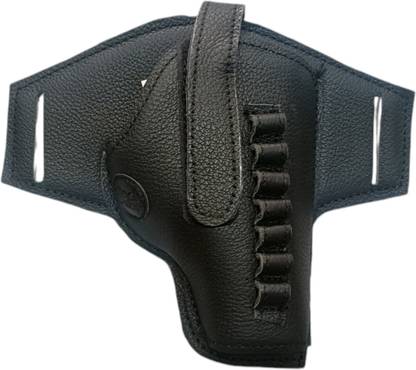 SandhuGunHouse .32 Bore Revolver Leather™ Holster Racquet Carry Case/Cover Free Size