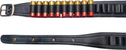 SandhuGunHouse 12 Bore Cartridges Leather Belt Racquet Carry Case/Cover Free Size