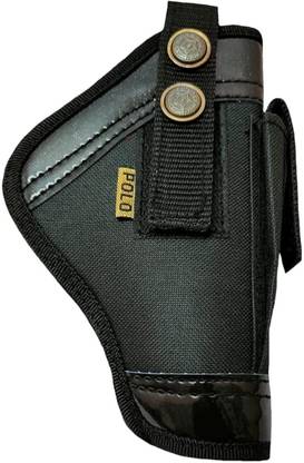 Kumar's Trend Nylon 9 mm Revolver Pistol Racquet Carry Case Pistol/Gun Cover Free Size