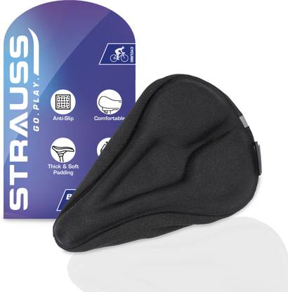 Strauss Premium Saddle Cycle Seat Cover | Bicycle Seat Cover | Cycle Seat Cushion Bicycle Seat Cover Free Size