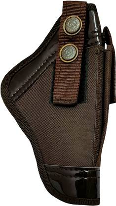 AMF Collections Nylon 9 mm Revolver Pistol Racquet Carry Case Pistol/Gun Cover Free Size