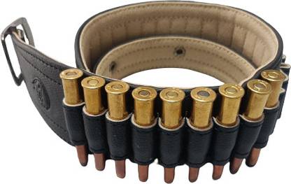 SandhuGunHouse .315 Bore Rifle Cartridges Leather ™ Belt Racquet Carry Case/Cover Free Size