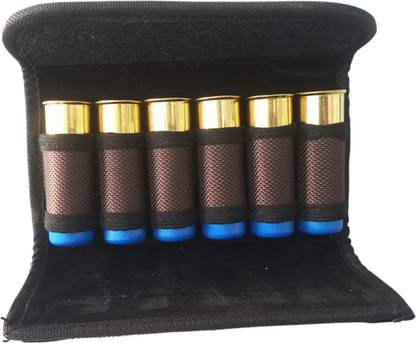 HouseOfCommon 12 Bore Gun Cartridges (AMMO) Pouch Racquet Carry Case/Cover Free Size