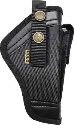 Kumar's Trend Nylon 9mm Revolver and Pistol Carrying Case with Racquet-Style Design, Pistol/Gun Cover Free Size