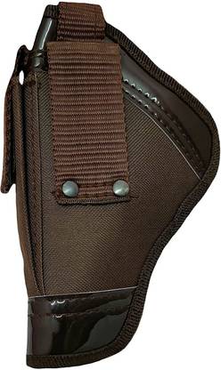 ZQARJAN Nylon 9 mm Revolver Pistol Racquet Carry Case Holster/ Pistol/Gun Cover Free Size