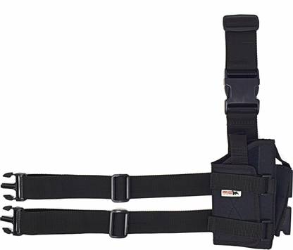 GunAlly Drop Leg Thigh Holster for Pistol with Magazine Pouch Adjustable Gun Holster Pistol/Gun Cover Free Size
