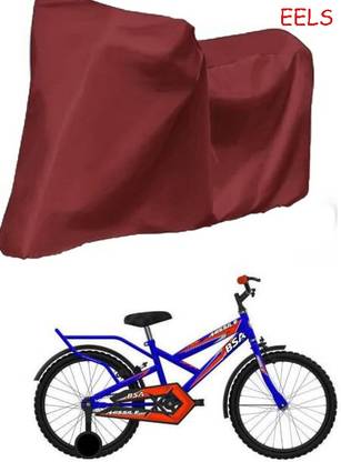 RAAMKM MAROON_cycle-SCW-48 Bicycle Cover Free Size