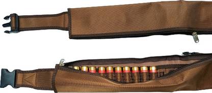 SandhuGunHouse 12 Bore Cartridges Full Close Zip Belt Racquet Carry Case/Cover Free Size