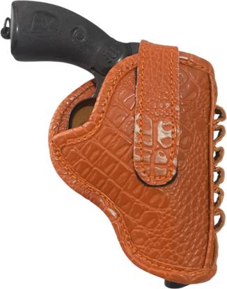 SandhuGunHouse 32 Bore Revolver Cover For( IOF & Webley MK IV etc. Compact size Revolver ) Racquet Carry Case/Cover Free Size
