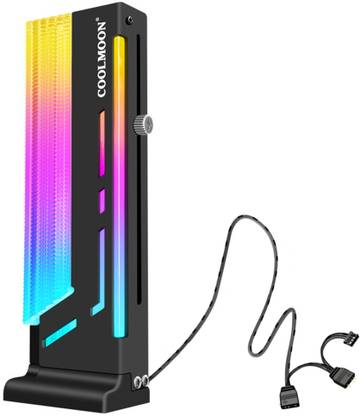 ELEPHANTBOAT RGB Graphics Card Rack Vertical GPU Support Bracket 3pin+4pin Adjustabl CPU Holder