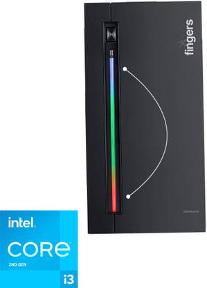 LATHOR Core i3-2120 Processor | 16GB RAM | 256GB SSD | 500GB HDD | RGB Flow C2 | KEGCP Intel® Core™ i3 Processor (2nd Generation) [3MB Smart Cache, Frequency 3.30 GHz] (16 GB RAM/Intel® HD 2000 Graphics/500 GB Hard Disk/256 GB SSD Capacity/Windows 11 Home (64-bit)) Mid Tower with MS Office
