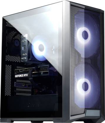 Compassco Prowler A400 Gaming PC ZCA60 Ryzen 5 7600 (128 GB RAM/NVIDIA RTX 4060 Ti Graphics/2 TB Hard Disk/2 TB SSD Capacity/Windows 11 Home (64-bit)/8 GB Graphics Memory) Gaming Tower