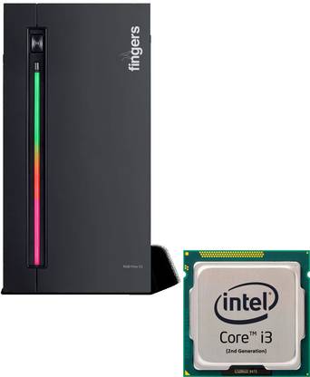 LATHOR Core i3-2120 Processor | 16GB RAM | 256GB SSD | 500GB HDD | RGB Flow C2 | KEGCH Intel® Core™ i3-2120 [3MB Smart Cache, Frequency 3.30 GHz] (16 GB RAM/Intel® HD 2000 Graphics/500 GB Hard Disk/256 GB SSD Capacity/Windows 11 Home (64-bit)) Mid Tower with MS Office