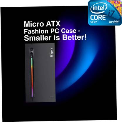LATHOR Intel® Core™ i7 (3rd Gen) Processor [16GB RAM / 1024GB SSD] Flow-C2 [FEG] Intel Core™ i7 - 3770 Processor (16 GB RAM/Intel® UHD 4000 Graphics/1 TB SSD Capacity/Windows 11 Pro) Mini Gaming Tower with MS Office