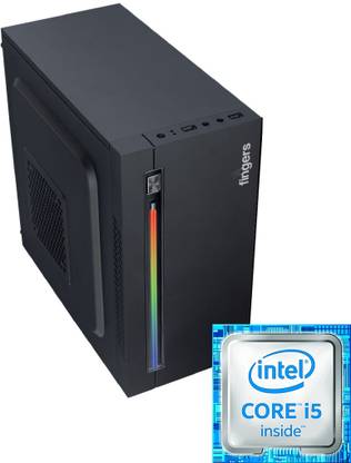 Shop New Gaming Desktop - Core™ i5-2400 [4 Cores, 4 Threads] | Fingers RGB-Flow C2 [LHM] Intel Core i5-2400 Processor (8 GB RAM/Intel® Ultra HD Graphics/1024 GB Hard Disk/256 GB SSD Capacity/Windows 11 Pro/1 GB Graphics Memory) Mid Tower with MS Office