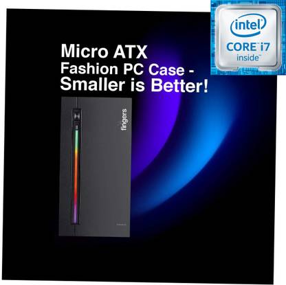 LATHOR Core i7 3rd Gen [16GB RAM / 1024GB SSD] Flow-C2 CPU [OKE] Core i7 (3rd Gen) Processor [4 Cores, 8 Threads] (16 GB RAM/Intel® HD 4000 4K Graphics/1 TB SSD Capacity/Windows 11 Pro) Gaming Tower with MS Office