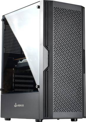 Compassco Prowler A100 Gaming PC LVA0E Ryzen 5 5500 (16 GB RAM/AMD RX 6400 Graphics/2 TB Hard Disk/1 TB SSD Capacity/Windows 11 Home (64-bit)/4 GB Graphics Memory) Gaming Tower