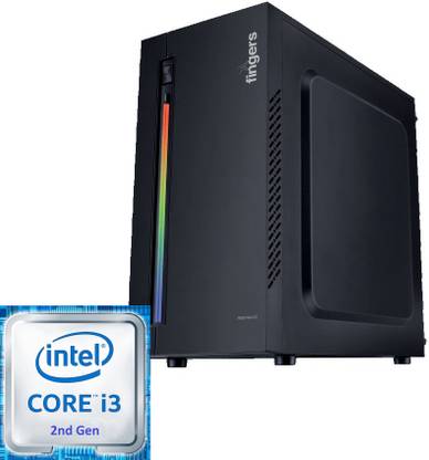LATHOR Core i3-2120 Processor | 16GB RAM | 256GB SSD | 500GB HDD | RGB Flow C2 | KEZWZ Intel® Core™ i3 Processor (2nd Generation) (16 GB RAM/Intel® HD 2000 Graphics/500 GB Hard Disk/256 GB SSD Capacity/Windows 11 Home (64-bit)) Mid Tower with MS Office