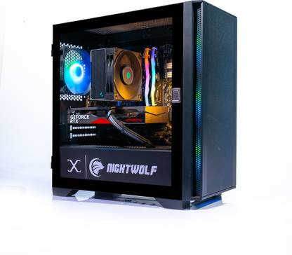 XRIG NIGHTWOLF PRO V2 14th Gen Intel Core i5 14500 14 Cores (6P + 8E) 20 Threads Upto 5GHz (32 GB RAM/Nvidia GeForce RTX 4060 8GB GDDR6 Graphics/1 TB SSD Capacity/Windows 10 (64-bit)/8 GB Graphics Memory) Workstation