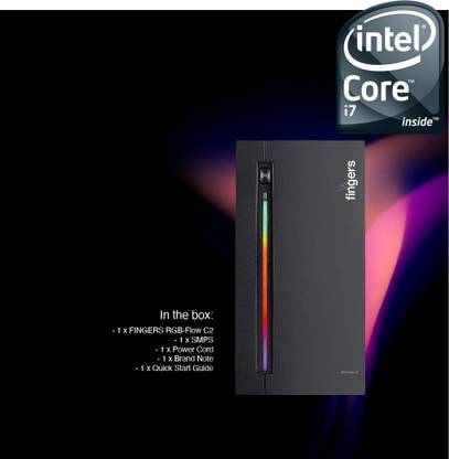 LATHOR Core i7 - 3770 Processor [4 Cores, 8 Threads] [16GB RAM/1024GB SSD] RGB C2 [JFM] Intel Core™ i7 - 3770 [4 Cores, 8 Threads] (16 GB RAM/Intel® Ultra HD 4K Graphics/1 TB SSD Capacity/Windows 11 Pro) Mini Tower with MS Office