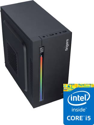 SafeGuard Intel® Core™ i5-2400 Processor | Fingers RGB-Flow C2 [SRL] Core™ i5-2400 Processor (8 GB RAM/Intel® HD Graphics/1 TB Hard Disk/256 GB SSD Capacity/Windows 11 Pro/1 GB Graphics Memory) Mid Tower with MS Office