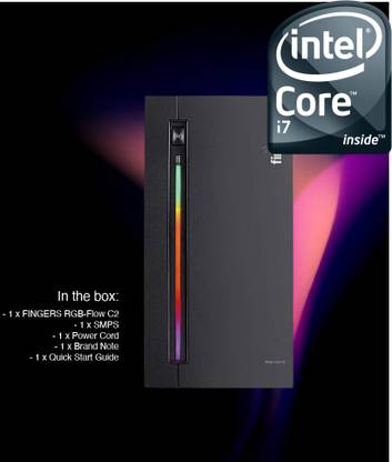 LATHOR Core™ i7 3rd Gen [16GB RAM / 1TB SSD] Flow-C2 CPU [HGX] Intel® Core™ i7 - 3770 (16 GB RAM/Intel® Ultra HD Graphics/1 TB SSD Capacity/Windows 11 Pro) Gaming Tower with MS Office