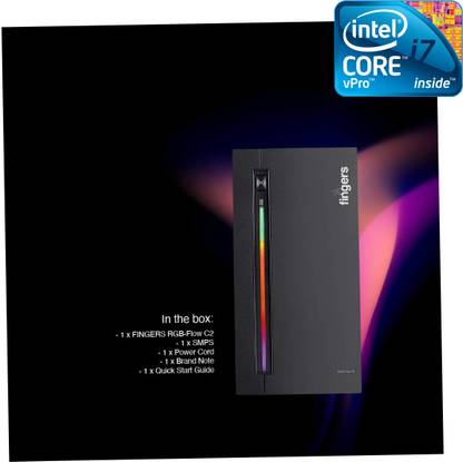 LATHOR Core™ i7 (3rd Gen) [16GB RAM / 1024GB SSD] Flow-C2 CPU [FEO] Intel® Core™ i7 Processor [4 Cores, 8 Threads, Up to 3.90 GHz] (16 GB RAM/Intel® Ultra HD 4000 Graphics/1 TB SSD Capacity/Windows 11 Pro) Mini Tower with MS Office