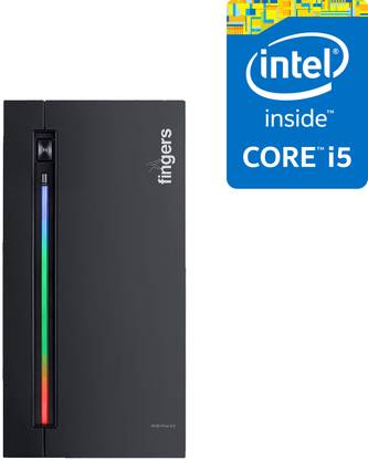 ShopSmart Core i5 (2nd Generation) | Fingers RGB-Flow C2 [PKN] Core i5-2400 Processor (8 GB RAM/Intel® Ultra HD 2000 Graphics/1024 GB Hard Disk/256 GB SSD Capacity/Windows 11 Pro/1 GB Graphics Memory) Mid Tower with MS Office