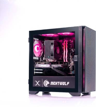 XRIG Nightwolf Air 004 R5 5500 (32 GB RAM/AMD RADEON RX 6600 GDDR6 Graphics/1 TB SSD Capacity/Windows 10 Home (64-bit)/8 GB Graphics Memory) Gaming Tower