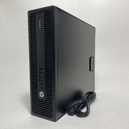 Nayajaisa (Refurbished)HP EliteDesk 800 G2 SFF i3 6th Gen 8-512 (8 GB RAM/Wi-Fi/MS Office/USB/Ethernet/Black/1 Year warranty/Intel HD Graphics/512 GB SSD Capacity/Windows 11 Pro) Mini Tower with MS Office