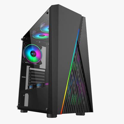 ZOONIS Alein Free Fire & GTA Gaming Desktop Pc Intel® Core™ i5-3470 Processor (6M Cache, up to 3.0 GHz) (8 GB RAM/NVIDIA GeForce GT 610 GPU · Integrated with the first 2048MB DDR3 512 NVME SSD Graphics/512 GB SSD Capacity/Windows 10 (64-bit)/2 GB Graphics Memory) Gaming Tower with MS Office