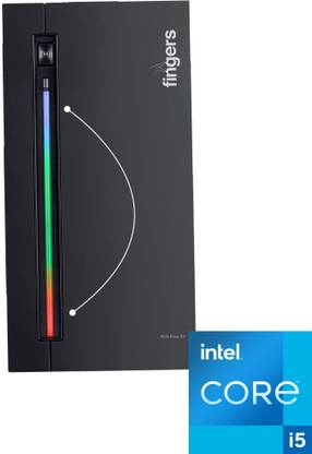 Grand Cell Intel® Core™ i5-2400 [4 Cores, 4 Threads, 3.10 GHz] | Fingers RGB-Flow C2 [FBQ] Intel® Core™ i5 (2nd Gen) [4 Cores, 4 Threads] (8 GB RAM/Intel® HD Graphics/1024 GB Hard Disk/256 GB SSD Capacity/Windows 11 Pro/1 GB Graphics Memory) Gaming Tower with MS Office