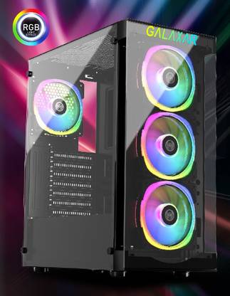 GALAXAR GLX-R71700-16GB-512GBNVME-4GB GPU AMD Ryzen 7 1700 (16 GB RAM/nvidia gt 730 4gb Graphics/512 GB SSD Capacity/Windows 11 Pro/4 GB Graphics Memory) Gaming Tower with MS Office
