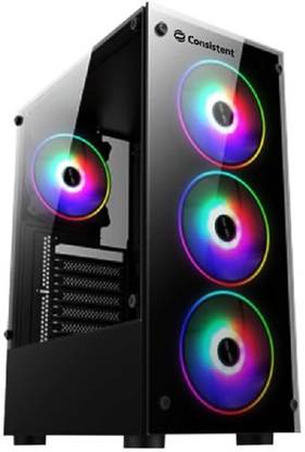 ZOONIS ZNS CONSISTENT INFERNO RGB CPU i5 3rd gen Intel® Core™ gen Processor (4M Cache, 2.50 - 3.10GHz max speed ) (16 GB RAM/4 GB DDR3 NVIDIA GeForce GT 730 Graphics cards dedicated Graphics/500 GB Hard Disk/256 GB SSD Capacity/Windows 11 Pro/4 GB GB Graphics Memory) Gaming Tower with MS Office