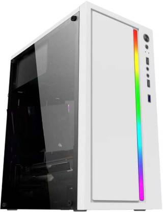 ZOONIS G-01/WHITE Intel® Core™ i5-4440 Processor (6M Cache, up to 3.0 GHz) (8 GB RAM/NVIDIA GeForce GT 710 GPU Graphics/500 GB Hard Disk/128 GB SSD Capacity/Windows 10 (64-bit)/2 GB Graphics Memory) Gaming Tower with MS Office