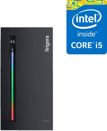 shopadda Intel Core i5-2400 Processor | Fingers RGB-Flow C2 [ICK] Gaming PC - Intel® Core™ i5-2400 [4 Cores, 4 Threads] (8 GB RAM/Intel® UHD Graphics/1024 GB Hard Disk/256 GB SSD Capacity/Windows 11 Pro/1 GB Graphics Memory) Mini Gaming Tower with MS Office
