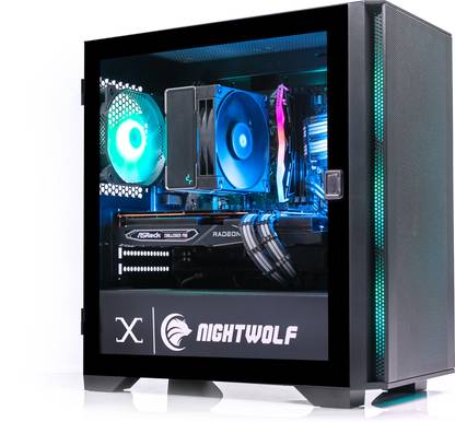 XRIG NIGHTWOLF V3 AMD RYZEN 5 7600 (6 Cores 12 Threads 5.1GHz) (16 GB RAM/RADEON RX 6750XT 12GB VRAM(GDDR6) Graphics/1 TB SSD Capacity/Windows 11 Home (64-bit)/12 GB Graphics Memory) Gaming Tower