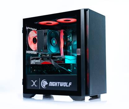 XRIG NIGHTWOLF V2 Intel i5 12400F 6 Cores 12 Threads Upto 4.40 GHz (16 GB RAM/Nvidia GeForce RTX 4060 8GB GDDR6 Graphics/1 TB SSD Capacity/Windows 11 Home (64-bit)/8 GB Graphics Memory) Gaming Tower