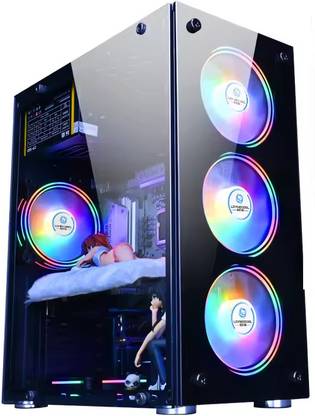 ZOONIS Intel® i5-7th Generation ,4Cores. Best Office & Home & Gaming , Editing Use CPU Intel i5 7th Gen Processor with 4C 8T and Turbo Boost (16 GB RAM/NVIDIA GeForce GT 730 Synergy Edition 4 GB DDR3 Graphics Card Graphics Graphics/1 TB Hard Disk/256 GB SSD Capacity/Windows 10 Pro (64-bit)/4 GB Graphics Memory) Gaming Tower with MS Office