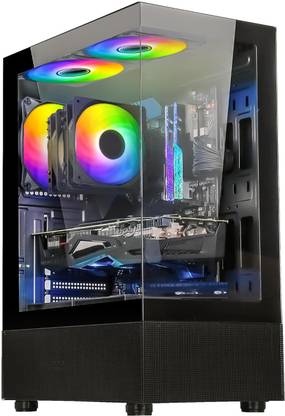 ZOONIS Intel® i5-7th Generation ,4Cores. Best Office & Home & Gaming , Editing Use CPU 7th Generation Core™ i5 Processors, Cores 4 ,Threads. 4 Max Frequency. 3.60 GHz (16 GB RAM/NVIDIA GeForce GT 730 Synergy Edition 4 GB DDR3 Graphics Card Graphics/1 TB Hard Disk/256 GB SSD Capacity/Windows 10 (64-bit)/4 GB Graphics Memory) Gaming Tower with MS Office