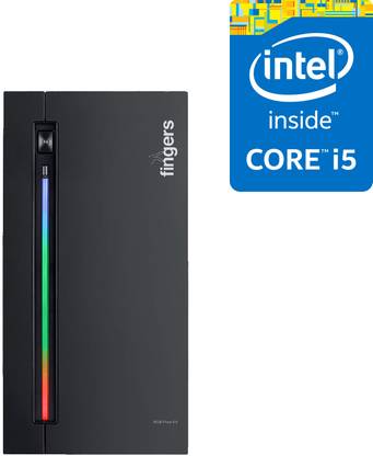 LATHOR Core™ i5 (2nd Gen) [4 Cores, 4 Threads] | Fingers RGB-Flow C2 [ECX] Gaming CPU - Intel® Core™ i5-2400 [4 Cores, 4 Threads, 3.10 GHz] (8 GB RAM/Intel® HD 2000 Graphics/1024 GB Hard Disk/256 GB SSD Capacity/Windows 11 Pro/1 GB Graphics Memory) Gaming Tower with MS Office