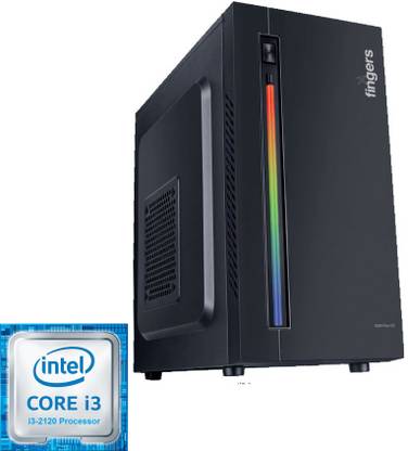 LATHOR Intel Core i3-2120 Processor/16GB RAM/500GB HDD/256GB SSD/RGB Flow C2 | KENKI Intel® Core™ i3 (2nd Generation) [3MB Smart Cache, Frequency 3.30 GHz] (16 GB RAM/Intel® HD 2000 Graphics/500 GB Hard Disk/256 GB SSD Capacity/Windows 11 Home (64-bit)) Mid Tower with MS Office