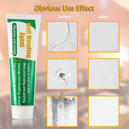 My Machine Drywall Patch Repair Kit with Spackle, Wall Repair Cream Paste Easy Solution Crack Filler