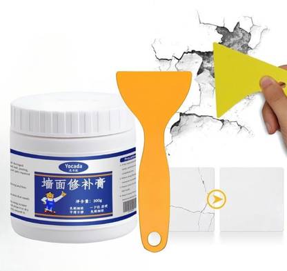 YOCADA White wall repair paste, crack fill, mark remover, multipurpose use, waterproof Crack Filler